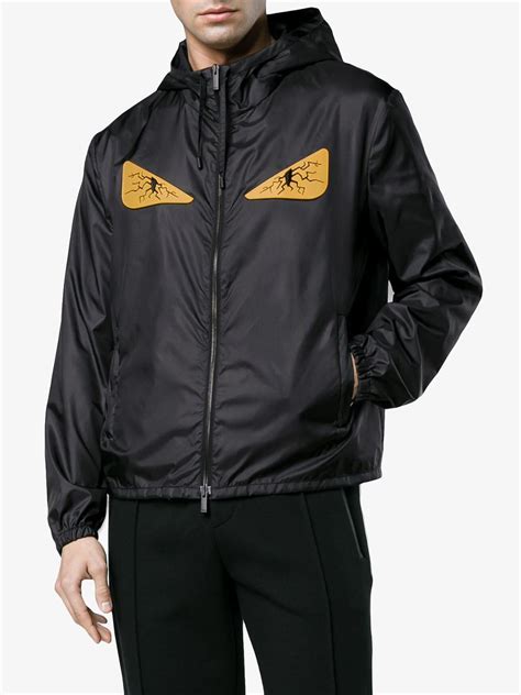 fendi windbreaker black